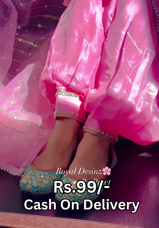 Dhoti Salwar and Dupatta Set's - Image 2