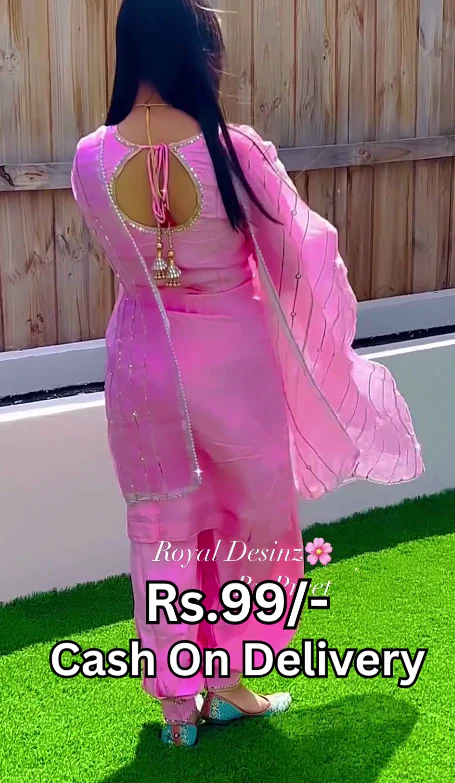 Dhoti Salwar and Dupatta Set's - Image 3