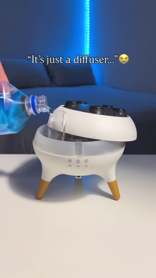 Ultra-Modern Aromatherapy Diffuser with Soothing LED Lights & Smart Timer