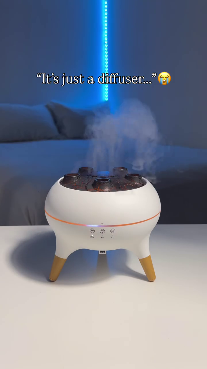 Ultra-Modern Aromatherapy Diffuser with Soothing LED Lights & Smart Timer - Image 2