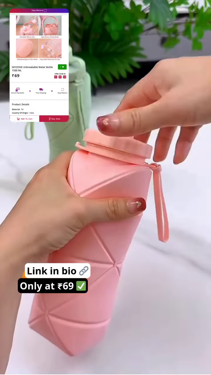 Unbreakable Designer Water Bottle – 1500 ML