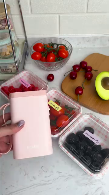 Mini Portable Label Maker – Inkless, Bluetooth & Rechargeable