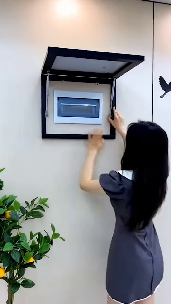 ❄️ Hide Your AC Unit in Style with This Foldable Wall Frame! 🖼️✨ - Image 2