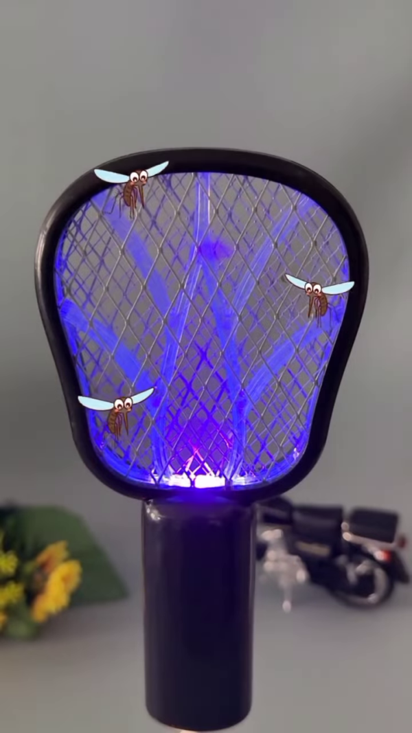 ⚡️Buzz Off, Bugs! – Electric Mosquito Swatter with UV Lure - Image 4
