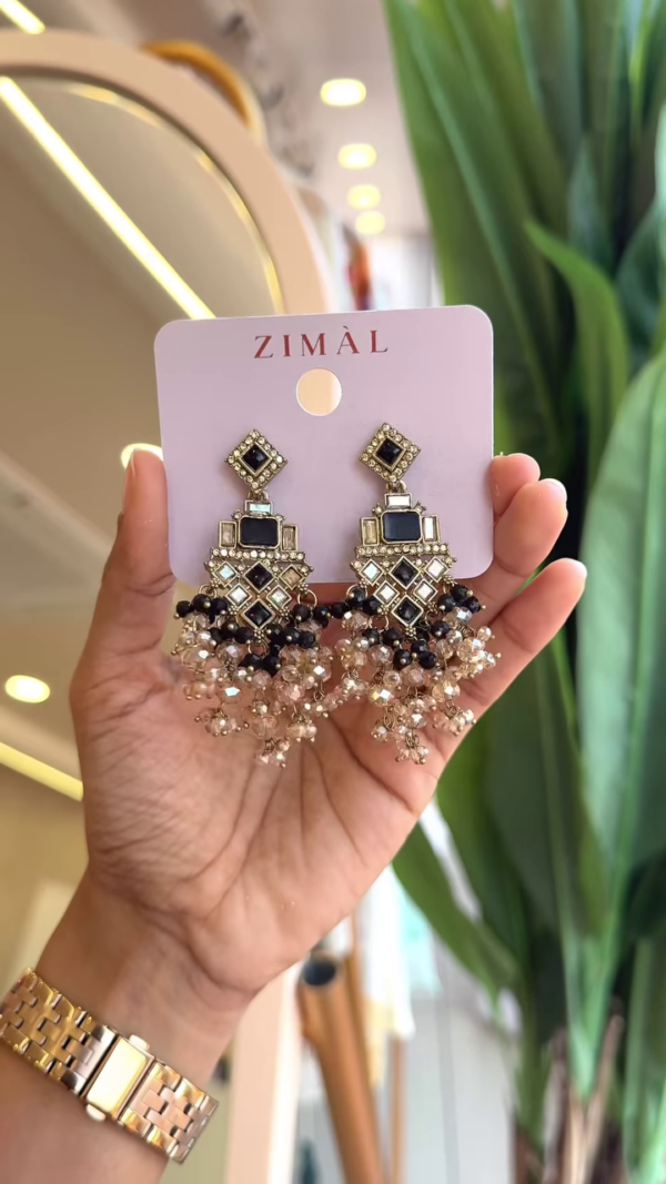 Exquisite Multi-Color Chandbali Earrings – A Perfect Blend of Tradition and Elegance - Image 2