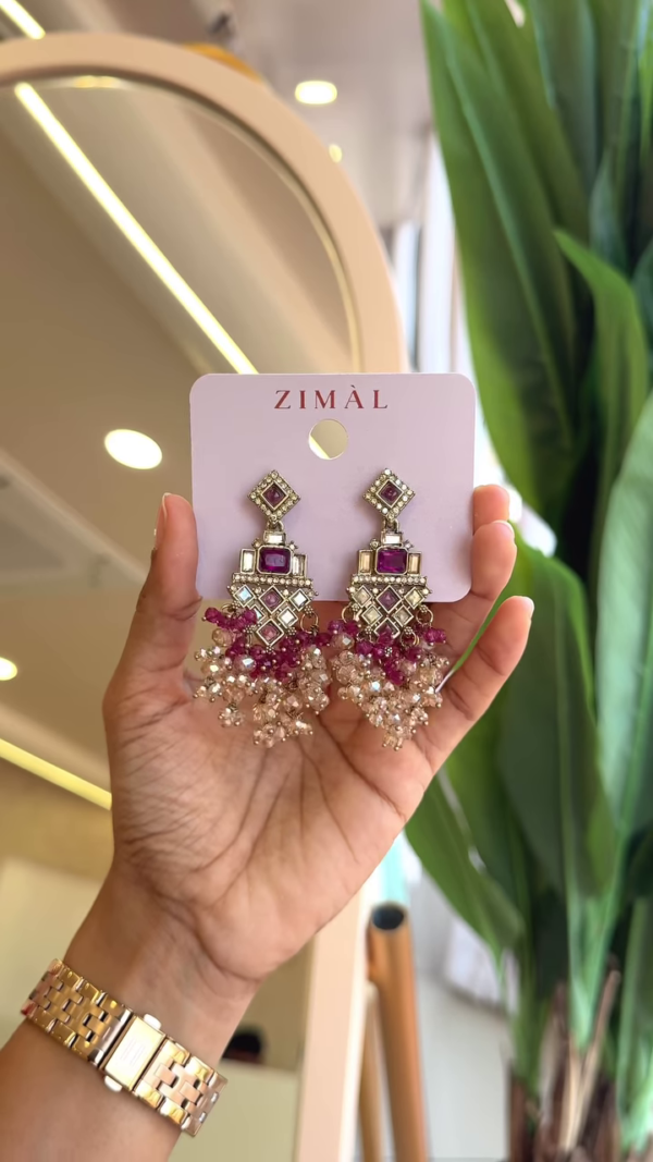 Exquisite Multi-Color Chandbali Earrings – A Perfect Blend of Tradition and Elegance - Image 5