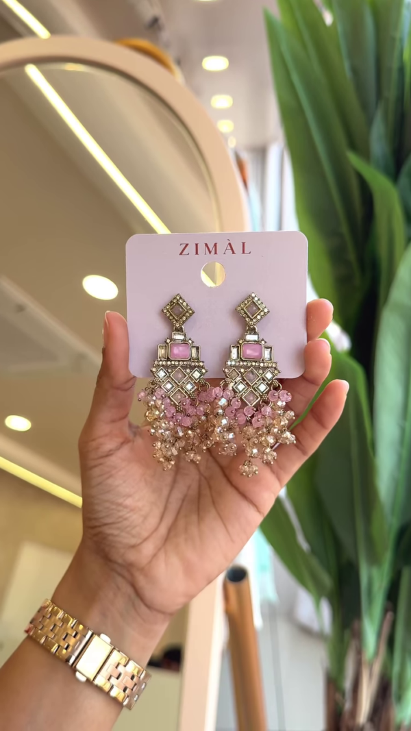 Exquisite Multi-Color Chandbali Earrings – A Perfect Blend of Tradition and Elegance - Image 7