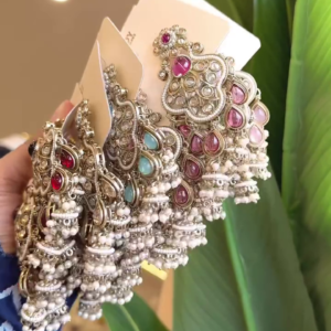 ✨ The Timeless Charm of Mughal-Inspired Chandbali Earrings ✨