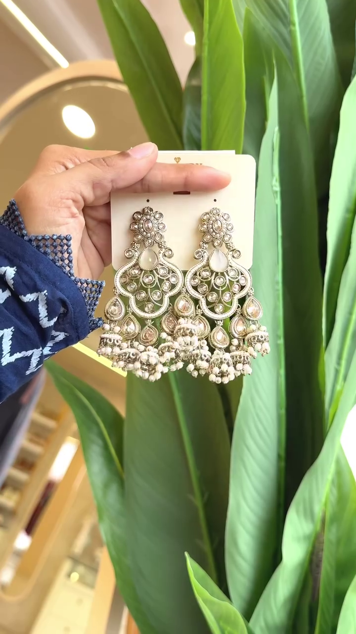 ✨ The Timeless Charm of Mughal-Inspired Chandbali Earrings ✨ - Image 3