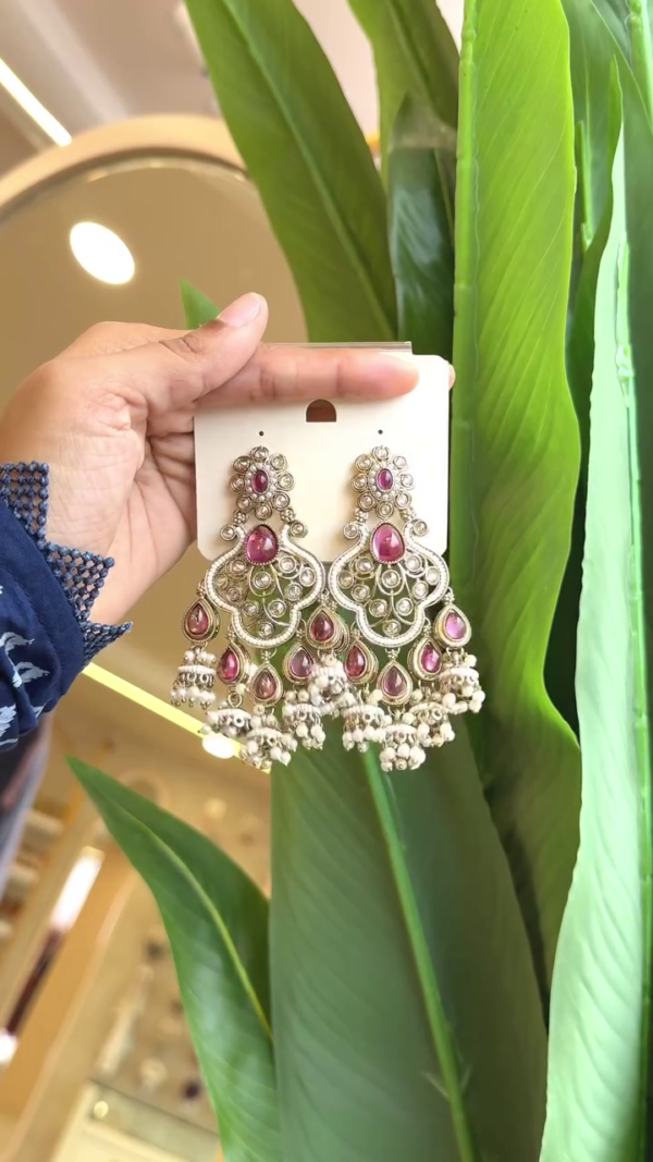 ✨ The Timeless Charm of Mughal-Inspired Chandbali Earrings ✨ - Image 6