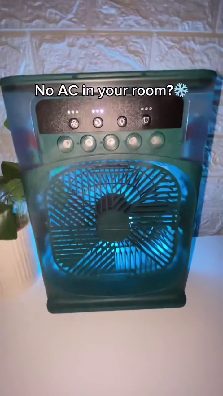 ✨ Portable LED Air Cooler with Ice Chamber – Smart Cooling in Style! 💨