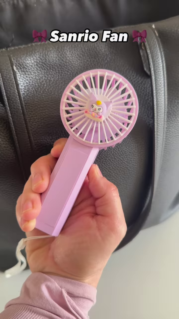 🎀 Sanrio Mini Desktop Fan – Stay Cool in Kawaii Style! 🎀 - Image 2