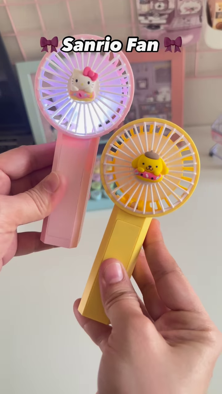 🎀 Sanrio Mini Desktop Fan – Stay Cool in Kawaii Style! 🎀 - Image 3