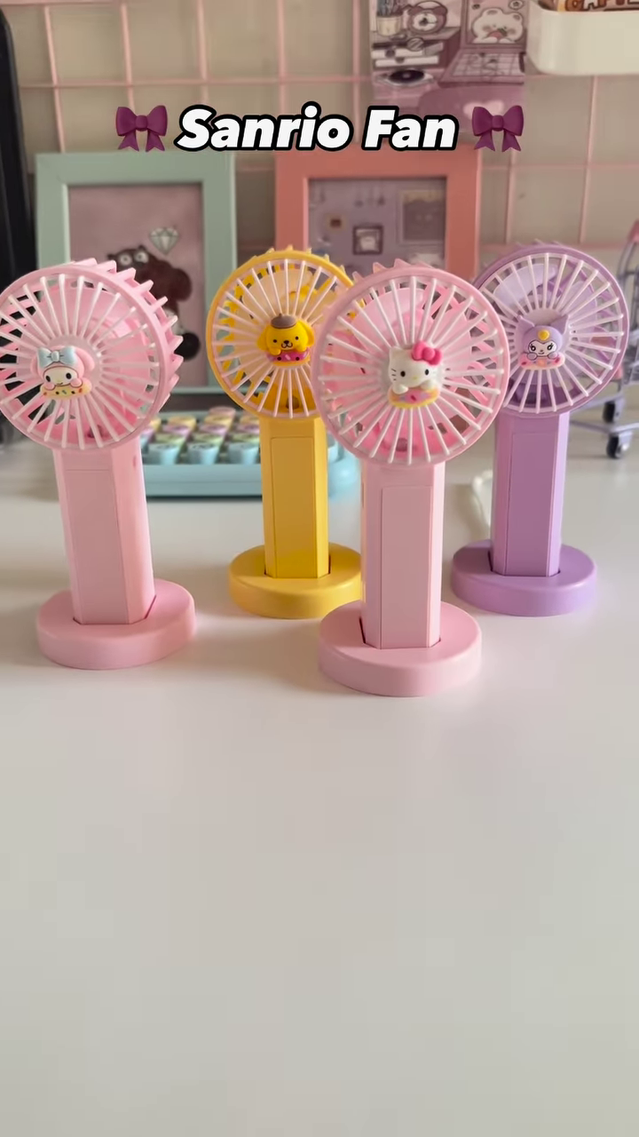 🎀 Sanrio Mini Desktop Fan – Stay Cool in Kawaii Style! 🎀 - Image 4