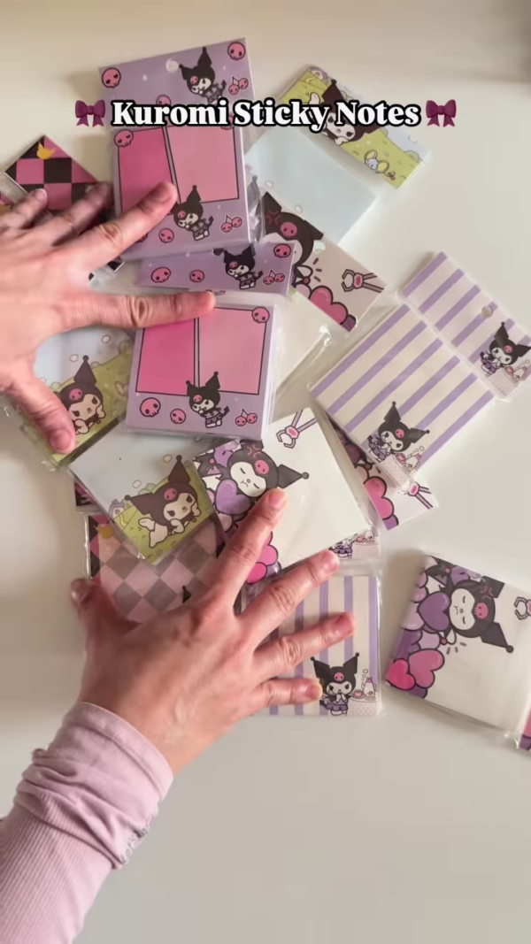 🎀 Kuromi Sticky Notes – Cute with a Side of Sass! 🎀