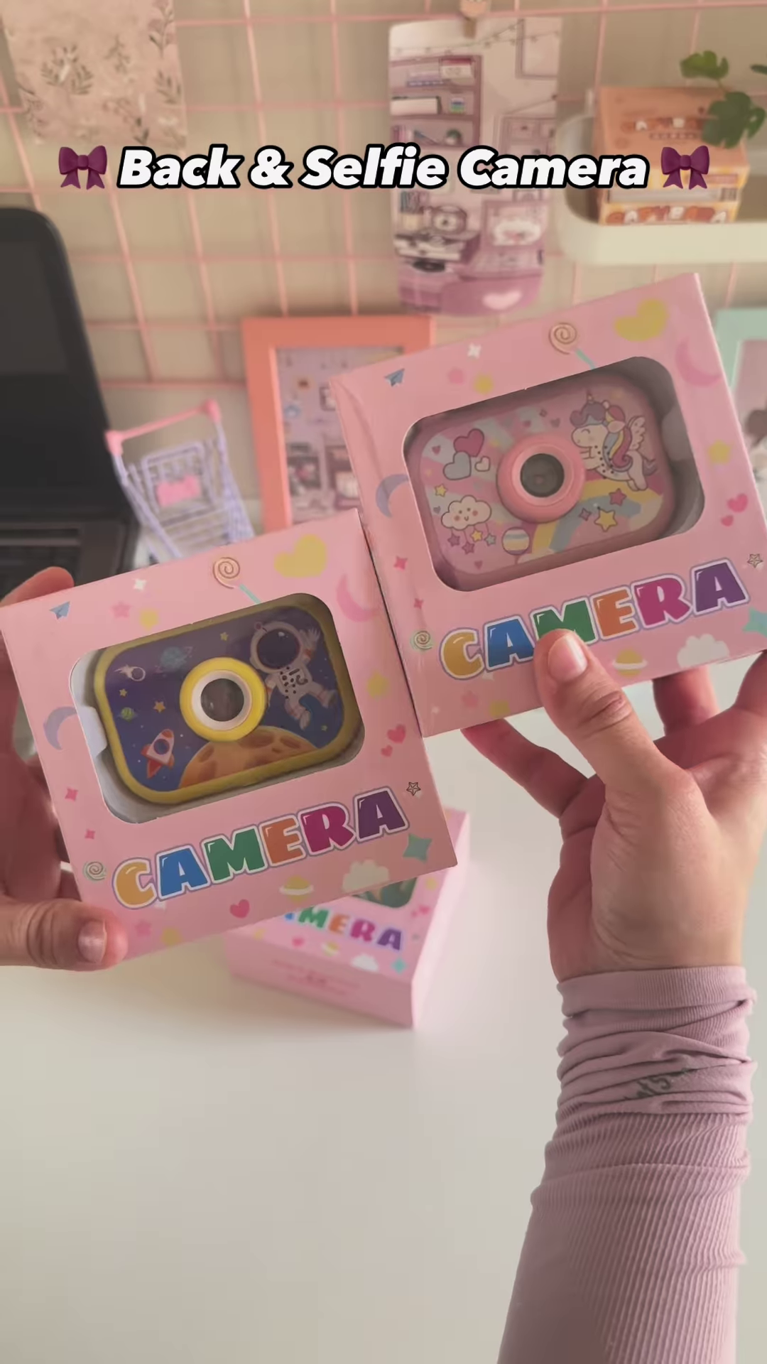 🎀 Back & Selfie Camera – Capture the Cuteness 🎀