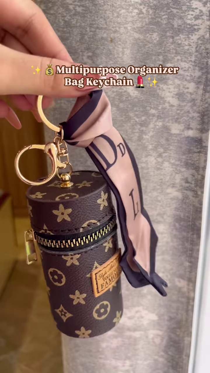 ✨ Stylish Multipurpose Organizer Bag Keychain – Compact & Chic Storage for On-the-Go Essentials 💄💰 - Image 7