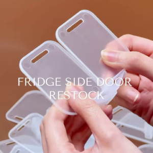 🧊 Fridge Side Door Organizer Tags – Clear, Durable Labels for Efficient Refrigerator Restocking 🍽️