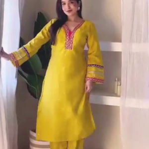 Radiant Grace Premium Cotton Ethnic Wear Set – Elegant Traditional Kurta Pant Dupatta Suits for Women