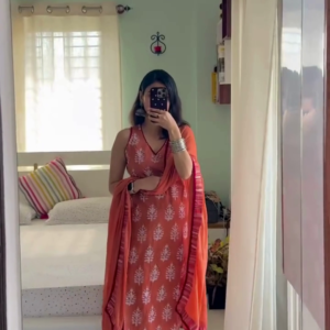 Ethnic Elegance: Handcrafted Indian Kurta Set Collection for Women