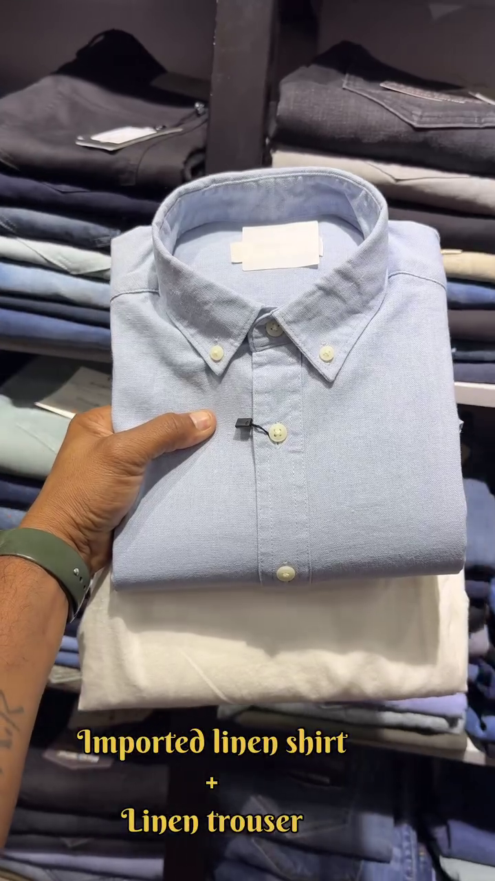 Superior Comfort Imported Linen Shirt and Linen Trouser Combo Set for Stylish, Casual, and Formal Occasions - Image 3