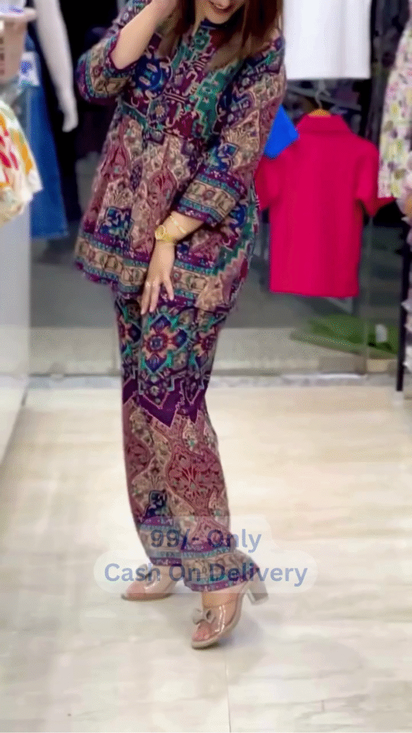 💖Elegant Indo-Tribal Printed Cotton Co-Ord Set for Women💖 - Image 12