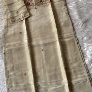 Premium Golden Silk Embroidered Straight Kurta with Handcrafted Floral Detailing for Weddings & Special Occasions 🌟🌼👑