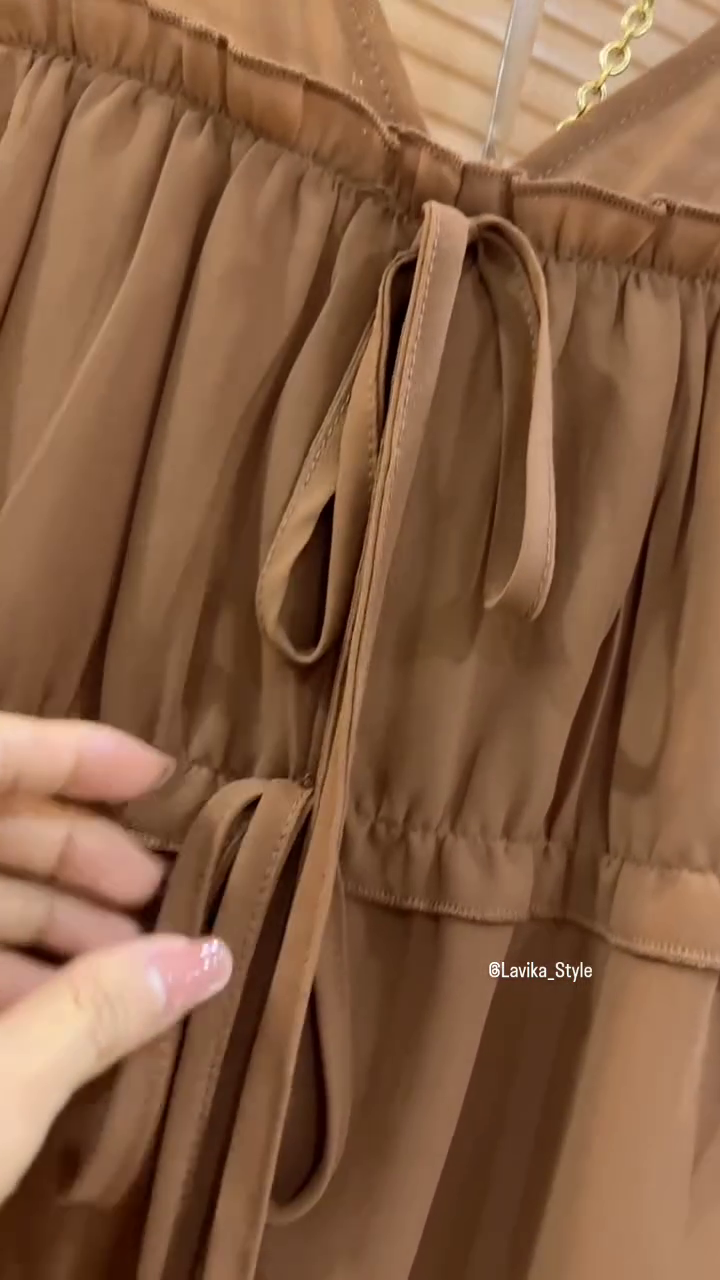 Cocoa Breeze Ruffle Chiffon Blouse - Image 4