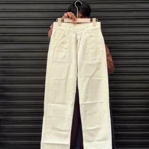 Off-White Wide Leg Jeans